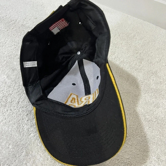 NRA Black Cap Hat Adjustable One Size Fits All American Flag - National Rifle - Picture 4 of 6